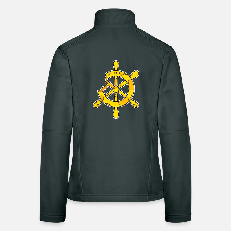 Steering Wheel Captain Cheese Women's Softshell Jacket