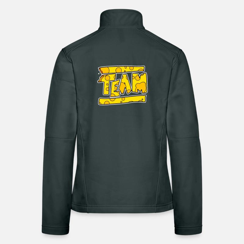 Team Käse Mannschaft Crew Frauen Softshelljacke