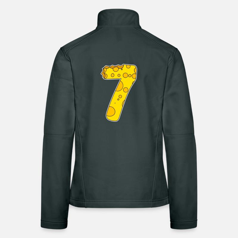 Zahl 7 Frauen Softshelljacke