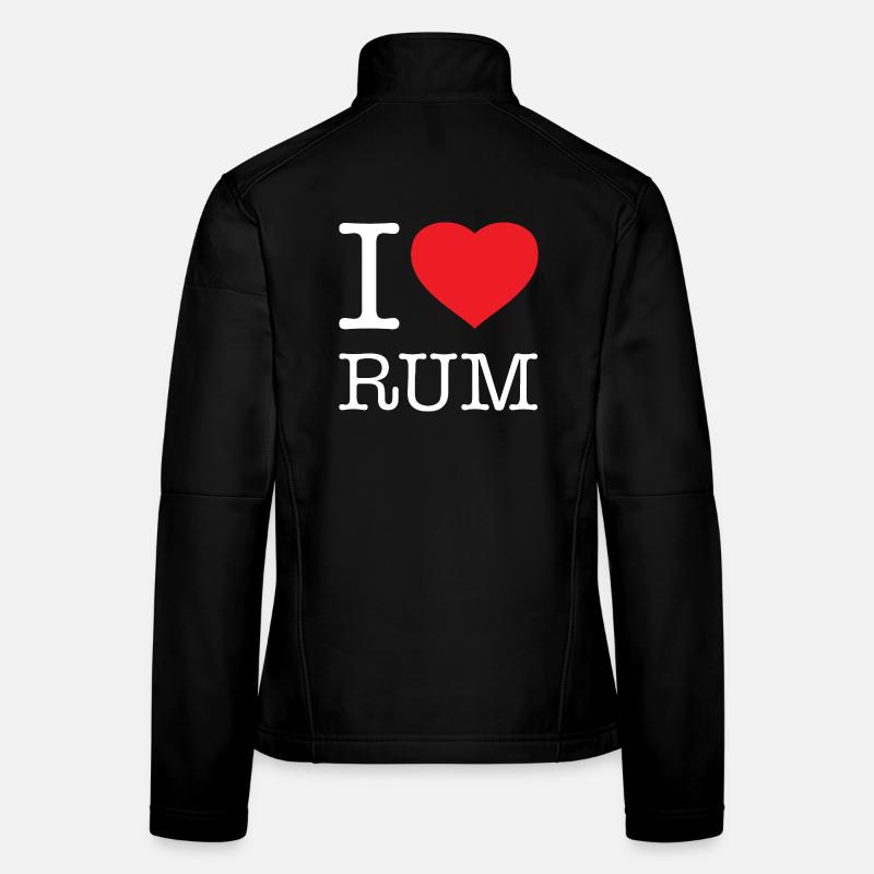 I LOVE RUM Frauen Softshelljacke