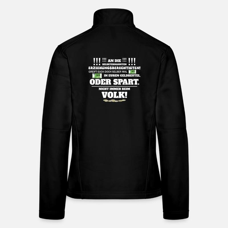 Nicht immer vom Volk Frauen Softshelljacke