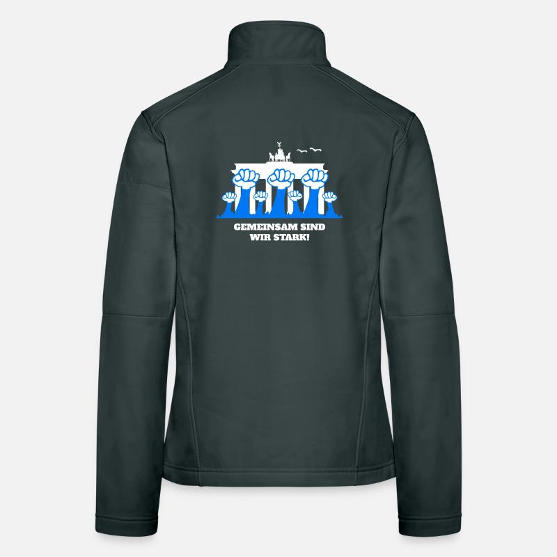 Gemeinsam sind wir Stark Frauen Softshelljacke