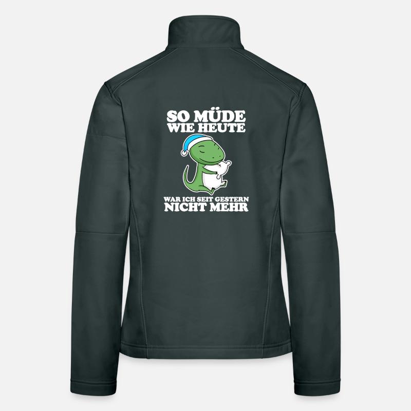 Ausschlafen Müde Spruch lustig Schlafen - Echse Frauen Softshelljacke