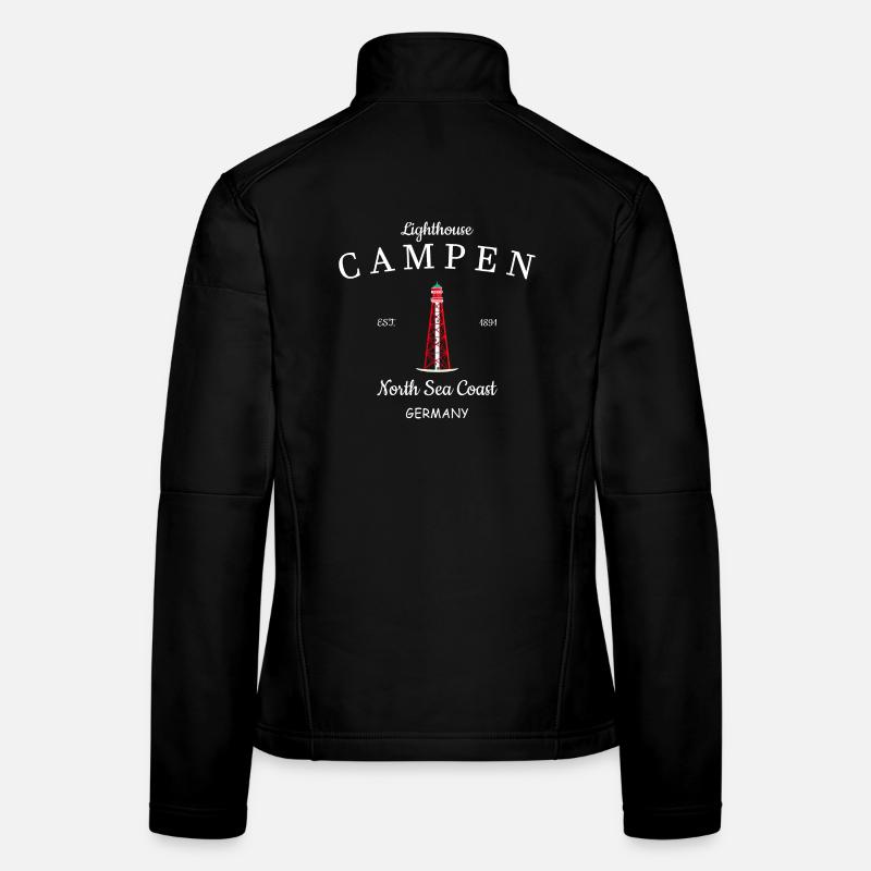 Lighthouse Camping North Sea Germany Women's Softshell Jacket