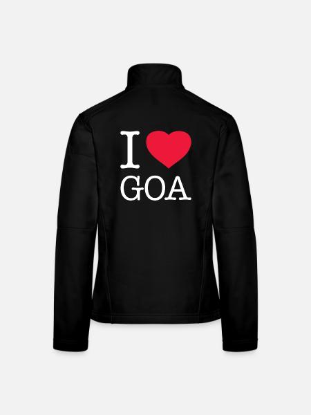 J’ADORE GOA - Veste en tissu softshell Femme - noir - Dos