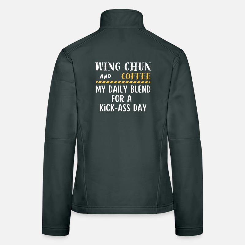 Wing Chun und Kaffee Frauen Softshelljacke