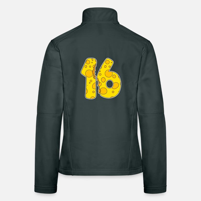 Fromage drôle de 16 ans d’âge Veste en tissu softshell Femme