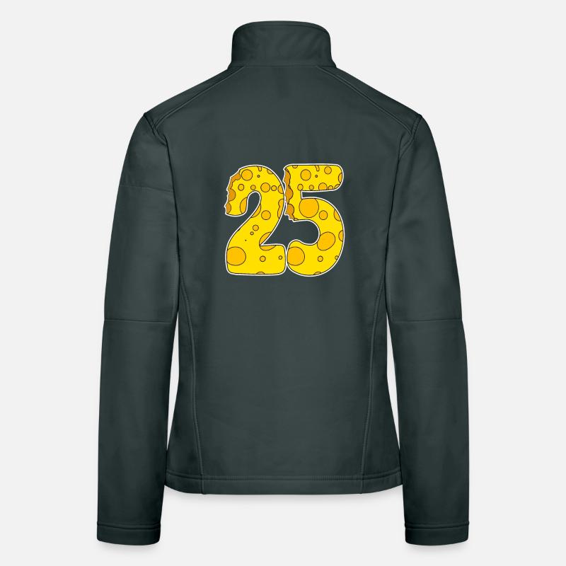 25 ans de Lustig Käse Veste en tissu softshell Femme
