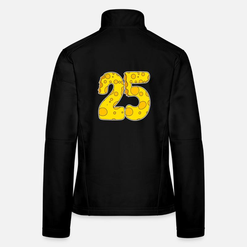 25 ans de Lustig Käse Veste en tissu softshell Femme