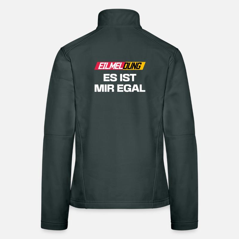 Chill doesn't matter statement funny is I don't care Women's Softshell Jacket