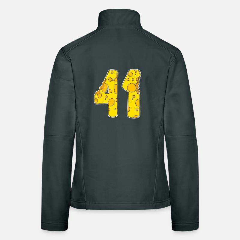 41 ans de Lustig Käse Veste en tissu softshell Femme