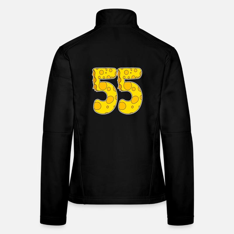 55 ans de Lustig Käse Veste en tissu softshell Femme