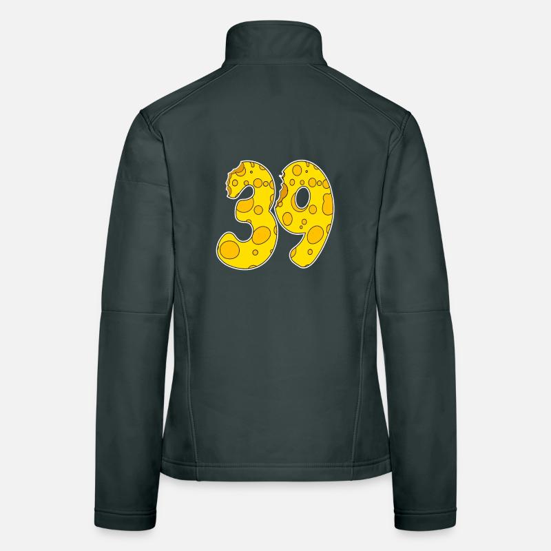 39 ans Lustig Käse Veste en tissu softshell Femme