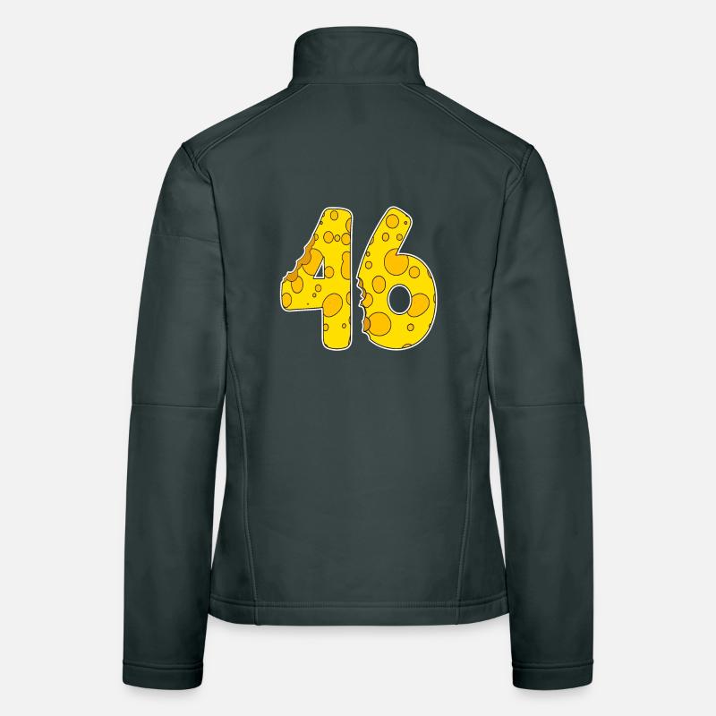 46 ans de Lustig Käse Veste en tissu softshell Femme