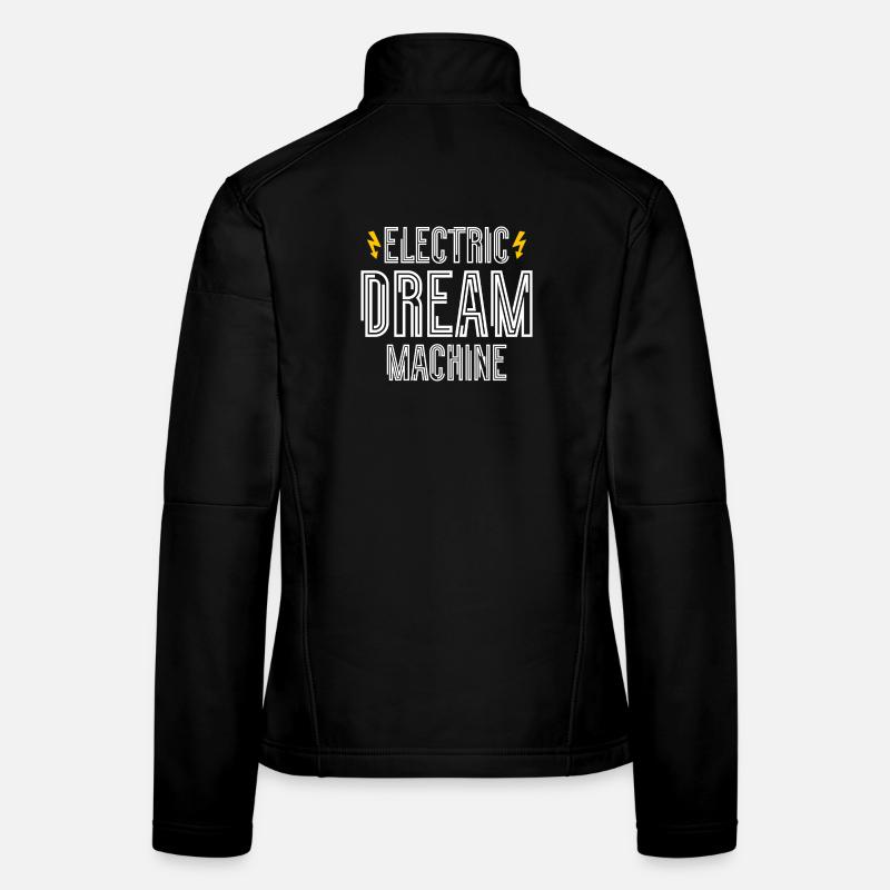 Electric Dream Machine Typ 2 Supercharge Elektro Frauen Softshelljacke