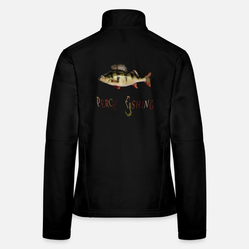 Barsch Angler - Frauen Softshelljacke - Schwarz