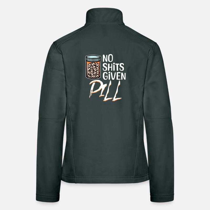 Quoi qu’il en soit, dire cool n’a pas d’importance pour moi attitude Veste en tissu softshell Femme