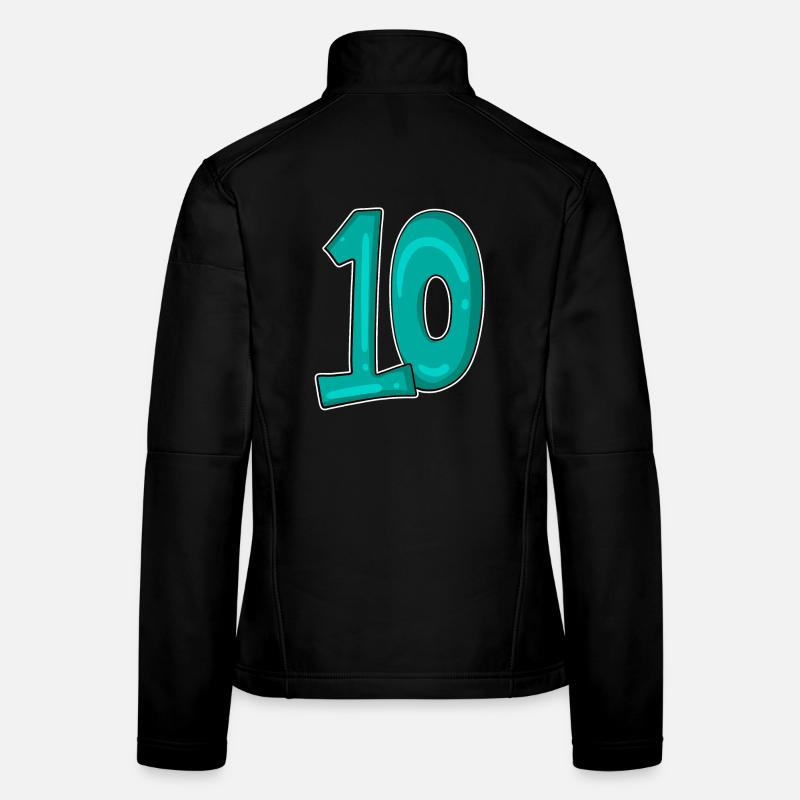 10 Dix Veste en tissu softshell Femme