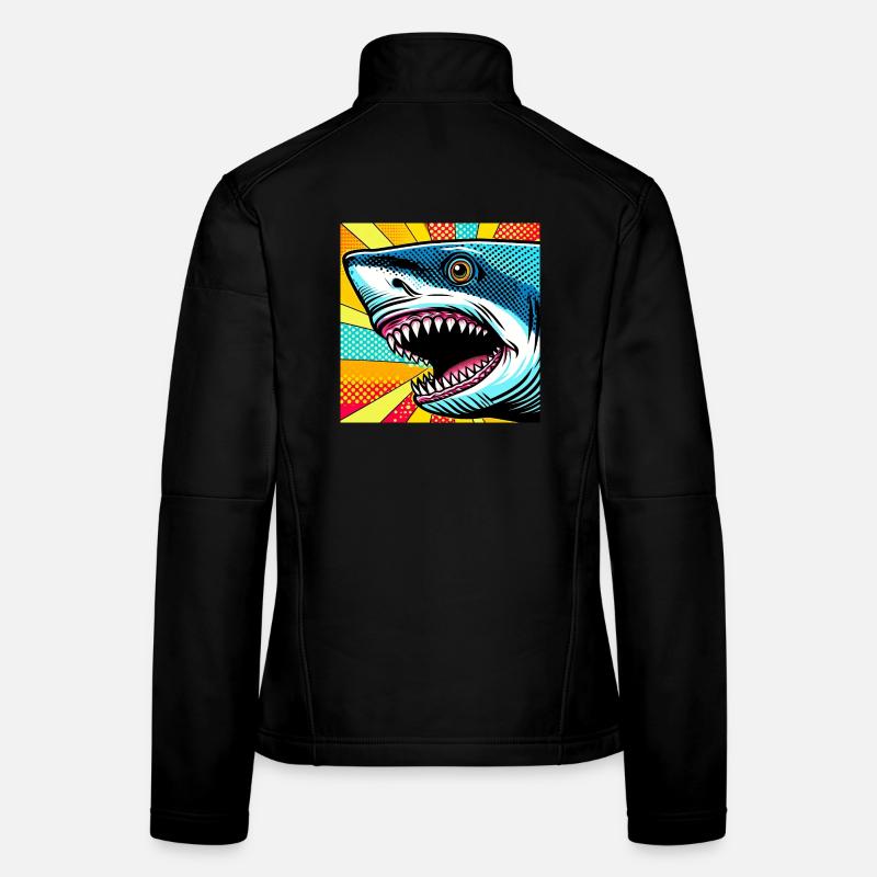 Hai Pop Art Frauen Softshelljacke