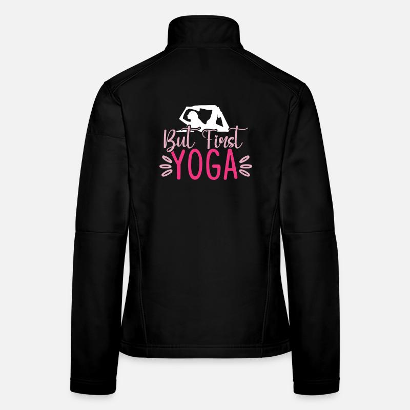 Mais d’abord le yoga Veste en tissu softshell Femme