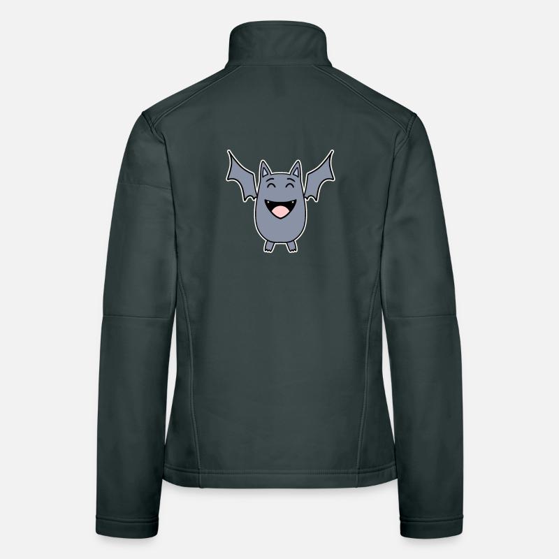 lachende Fledermaus Frauen Softshelljacke
