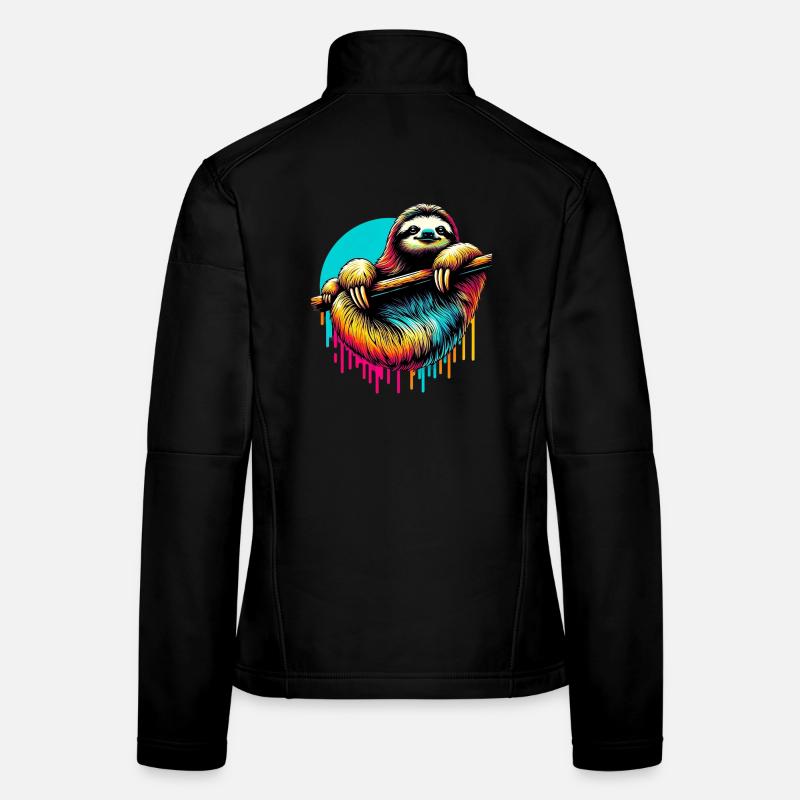 Faultier Frauen Softshelljacke