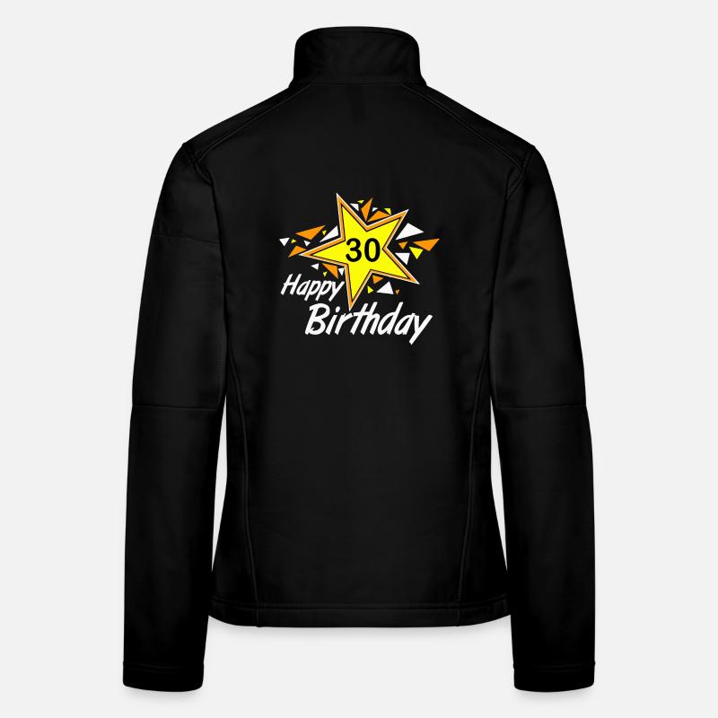 30.Anniversaire , Joyeux anniversaire 30 (25) Veste en tissu softshell Femme