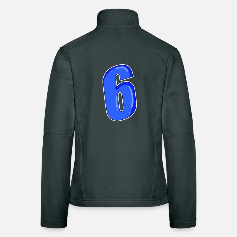 Numéro 6 Numéro Veste en tissu softshell Femme