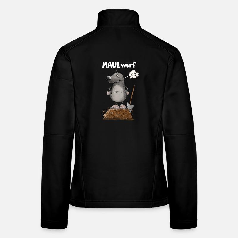 Schlechte Laune Nö Maulwurf Wortspiel Frauen Softshelljacke