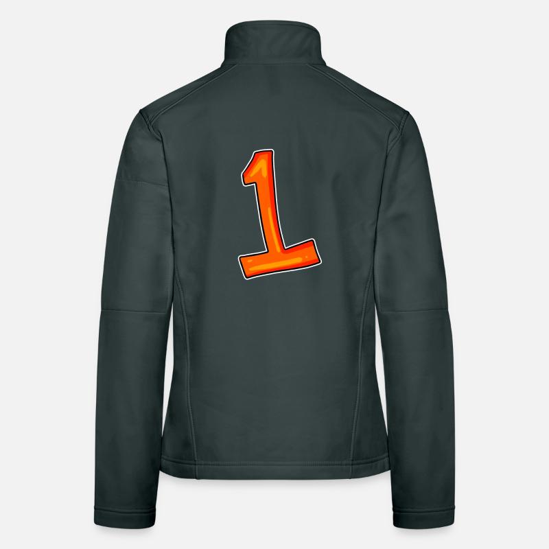 Numéro 1 Veste en tissu softshell Femme