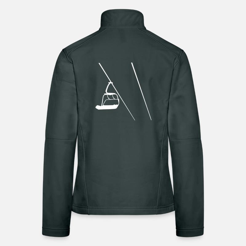 Télésiège Veste en tissu softshell Femme