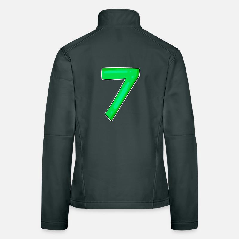 7 Number Number Green Women's Softshell Jacket