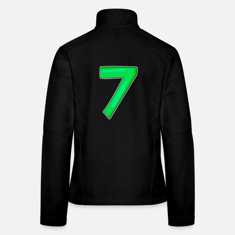 7 Number Number Green Women's Softshell Jacket