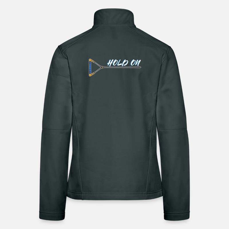Kitesurfer Statement Wasserski Surfing Wakeboard Frauen Softshelljacke