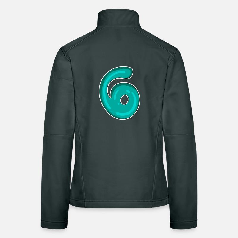 Numéro 6 Numéro Veste en tissu softshell Femme