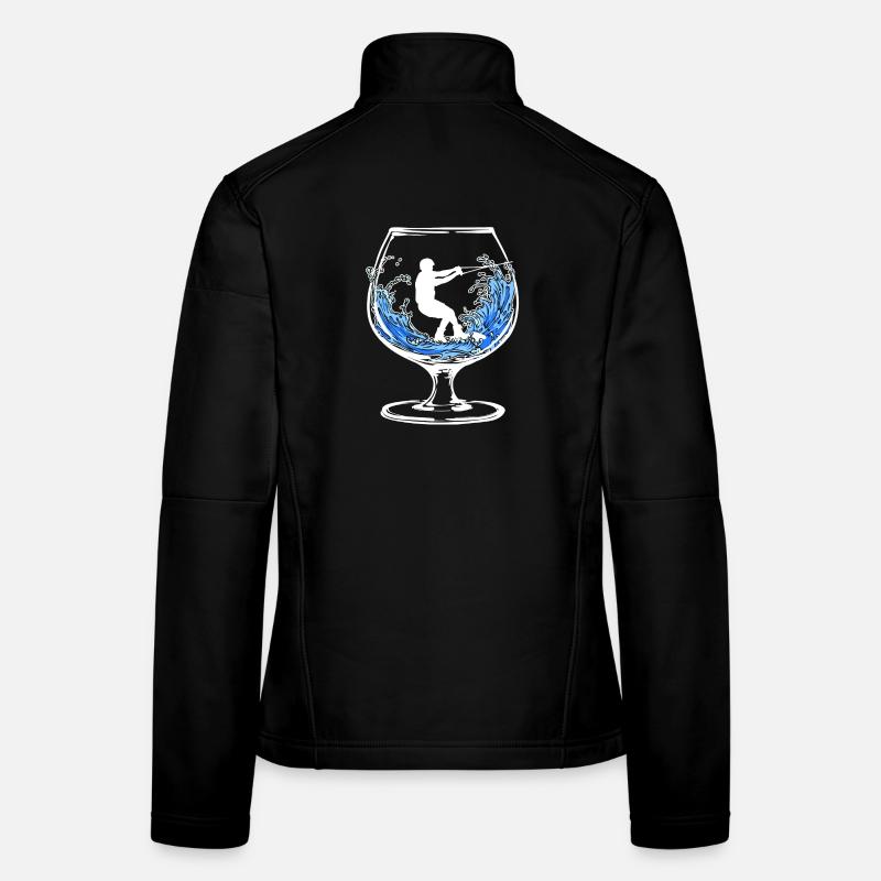 Kitesurfer, Stunt Wakeboard, Water Skiing, Surfing Women's Softshell Jacket