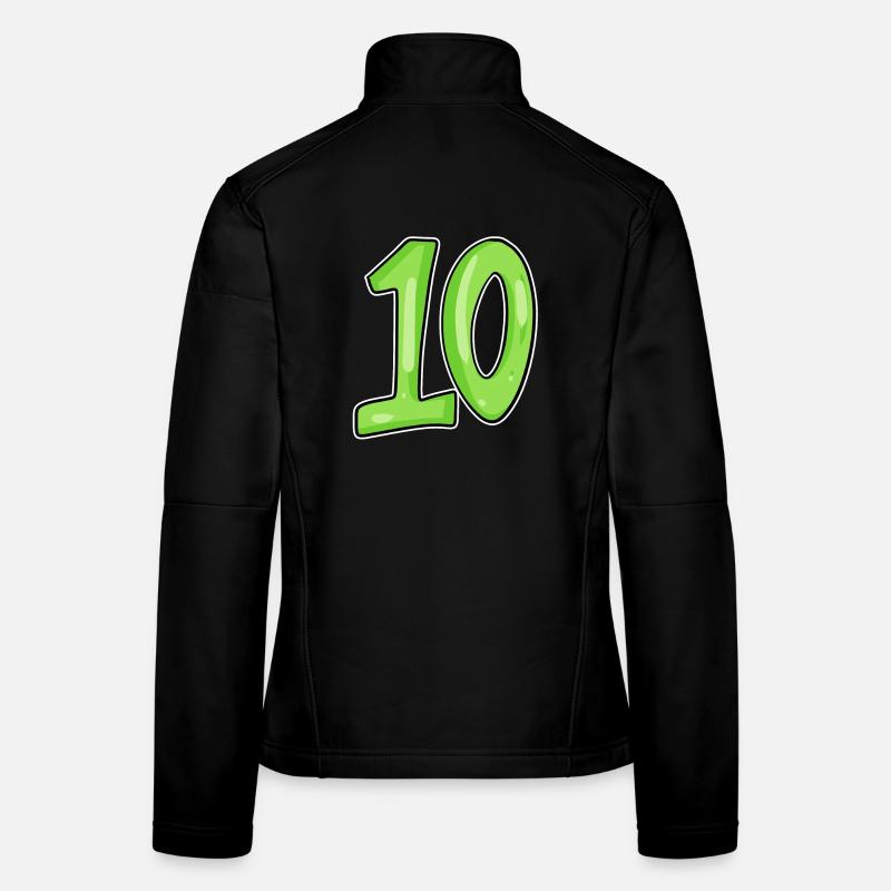 Ten 10 Number Number Women's Softshell Jacket