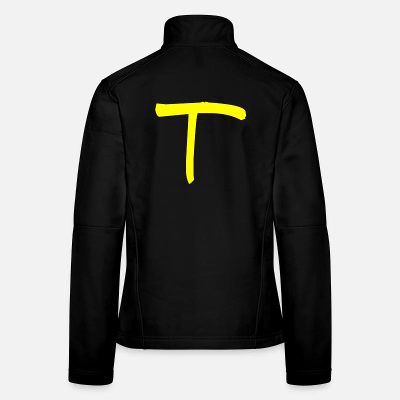 Buchstabe T Frauen Softshelljacke
