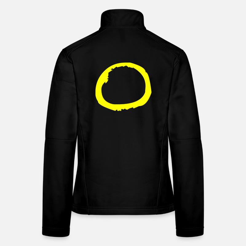 Buchstabe O Frauen Softshelljacke