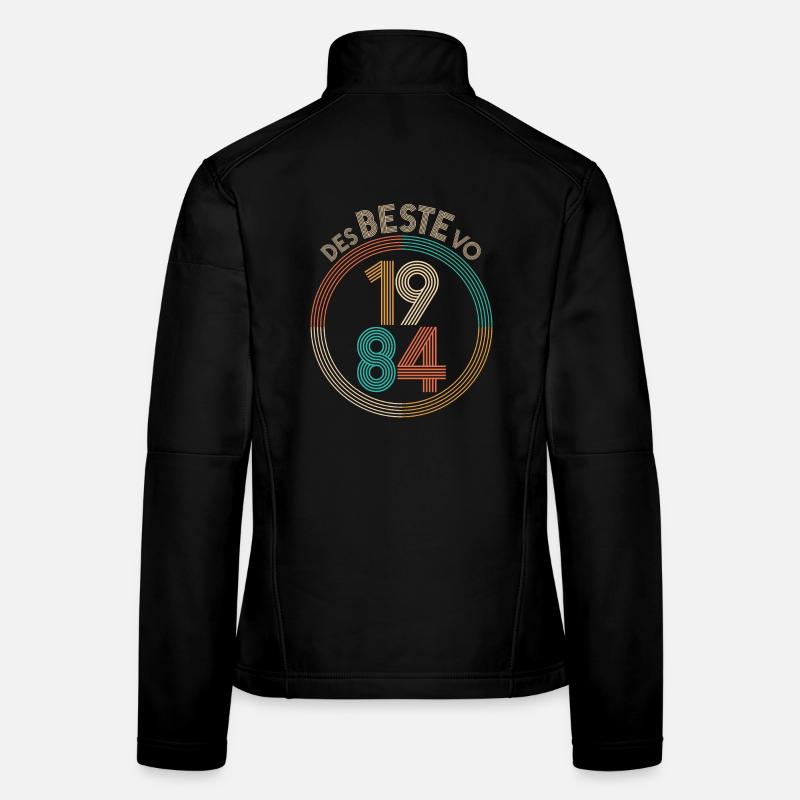 du BEST de 1984 - le BEST de 1984, anniversaire Veste en tissu softshell Femme