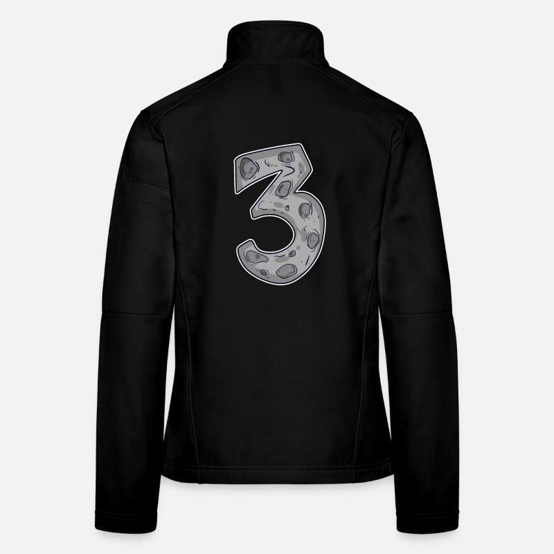 Trois - 3 - Numéro 3 - Numéro 3 Veste en tissu softshell Femme