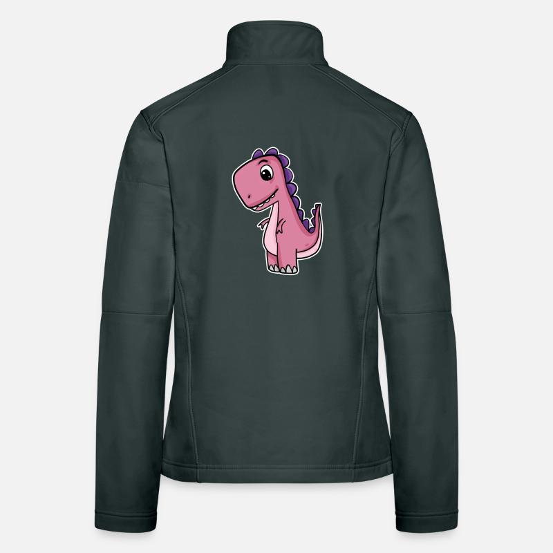 Dino Dinosaure Veste en tissu softshell Femme
