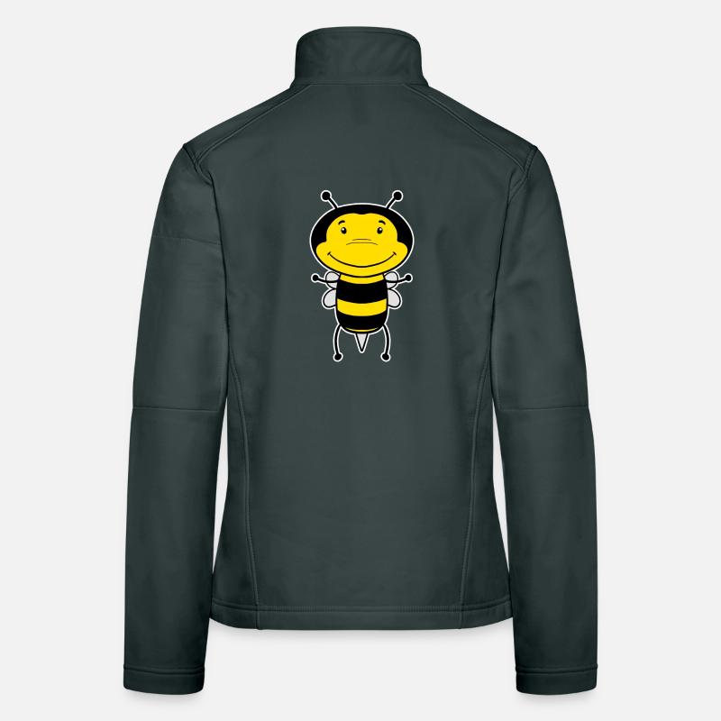 Abeille Veste en tissu softshell Femme
