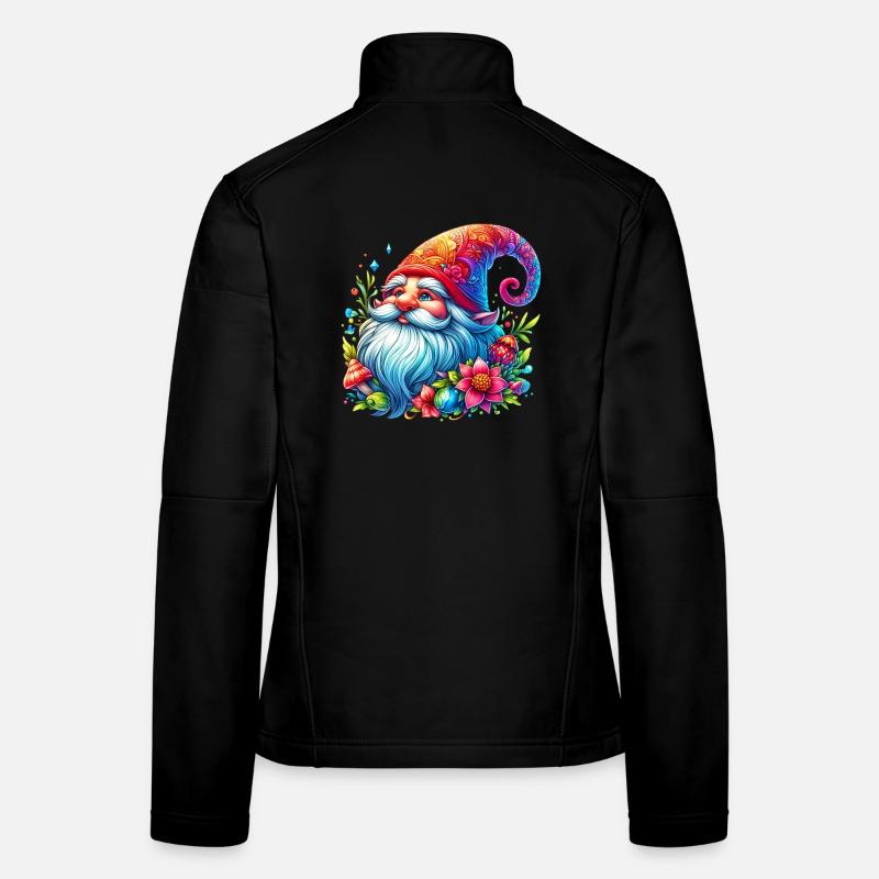 Elfe gobelin gnome Veste en tissu softshell Femme