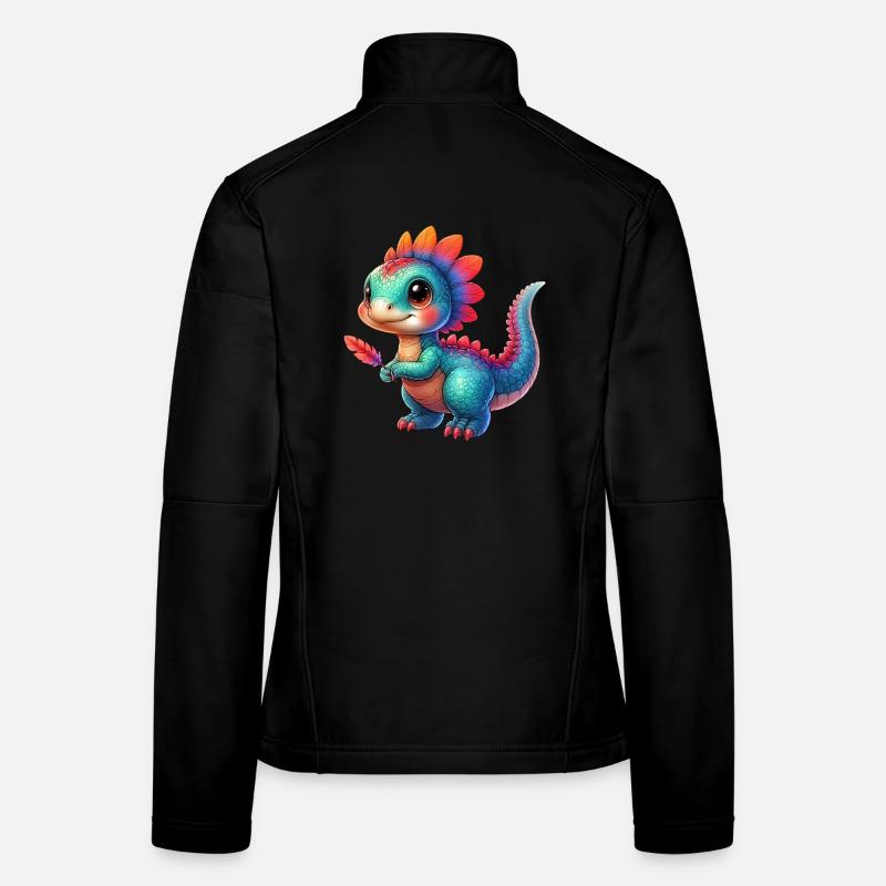 Dinosaure Veste en tissu softshell Femme
