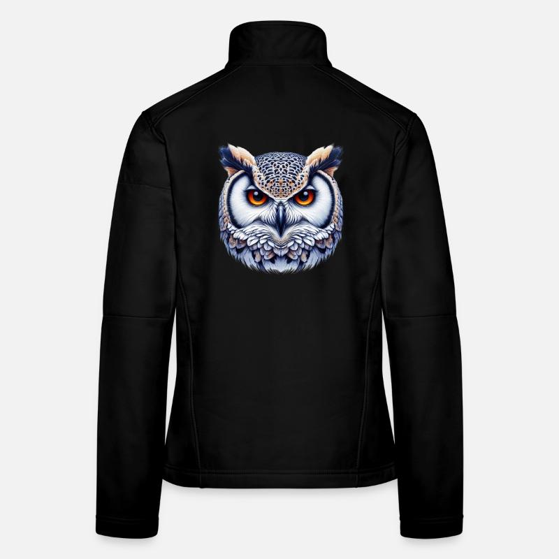Hibou Veste en tissu softshell Femme
