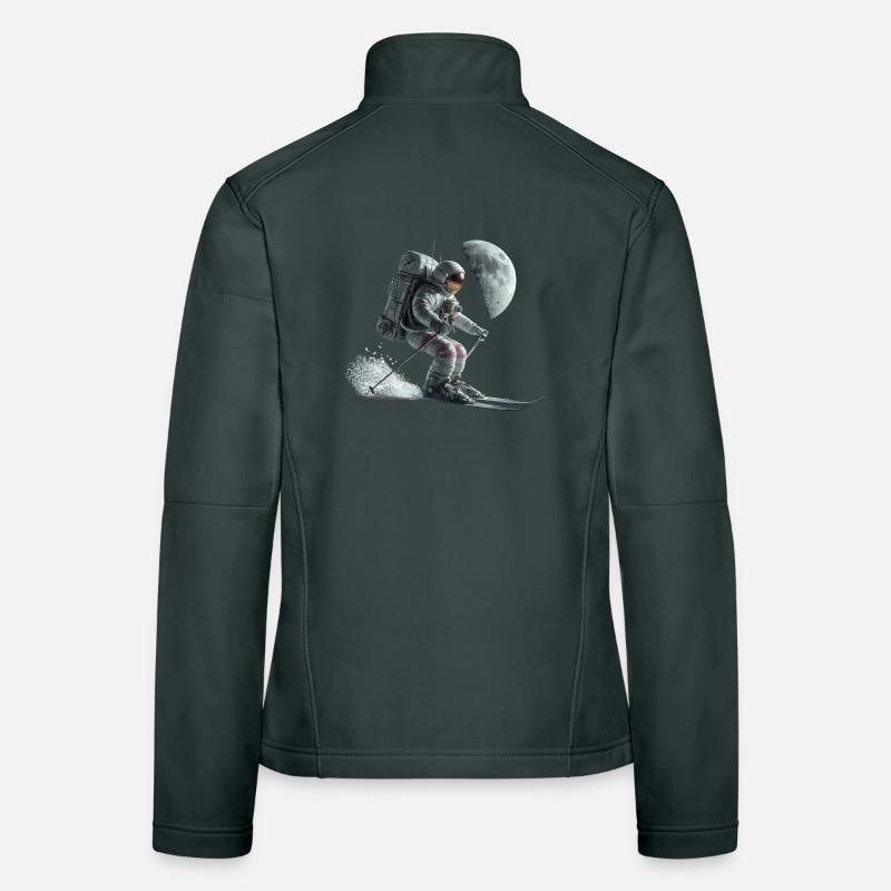 Astronaut Skier Women's Softshell Jacket