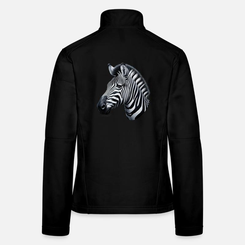 Zèbre Veste en tissu softshell Femme