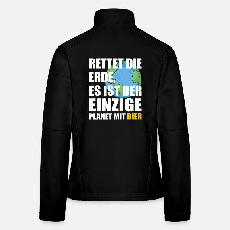 Beer Saving the Planet Women's Softshell Jacket