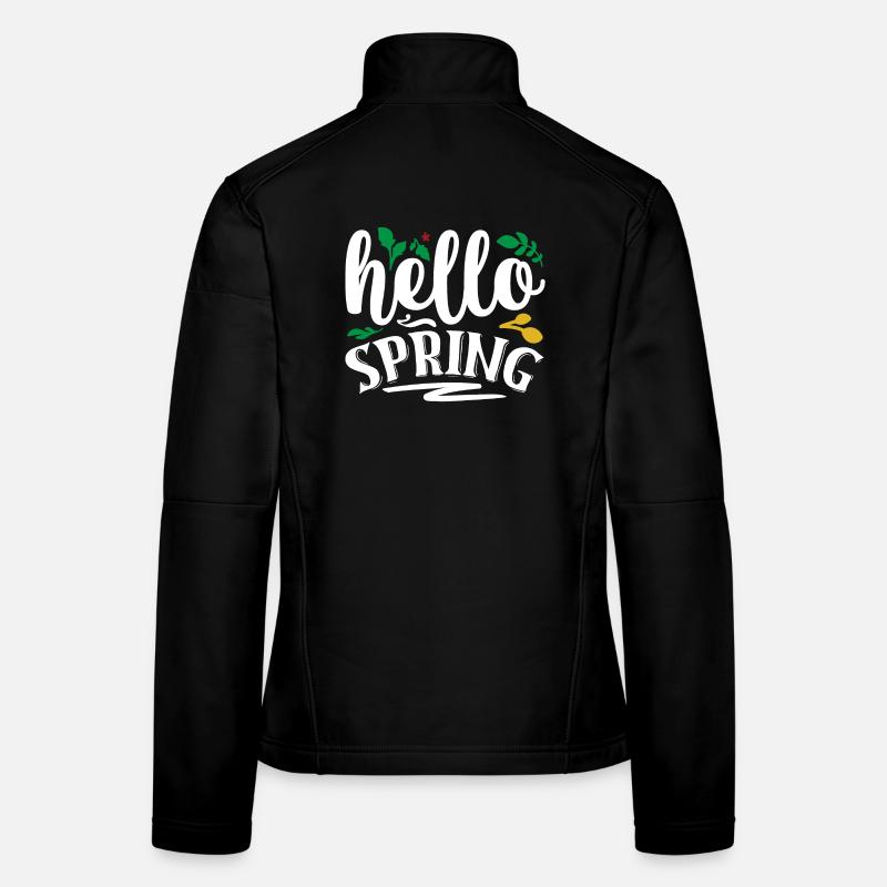 Hallo Frühling Frauen Softshelljacke